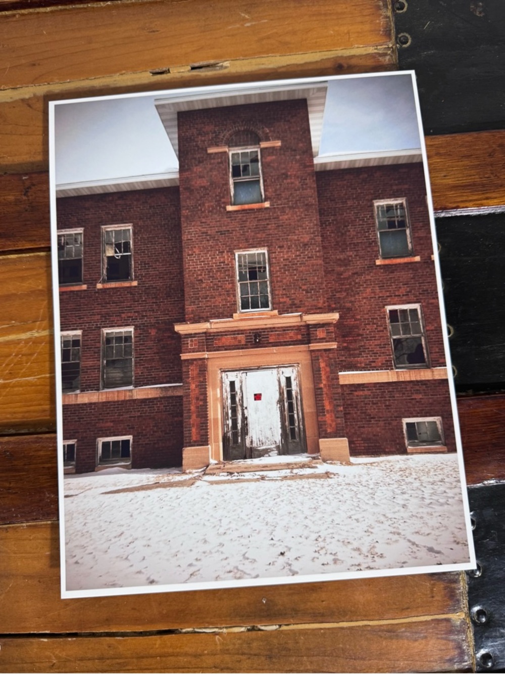 Abandoned Asylum in Nebraska Photo Print
